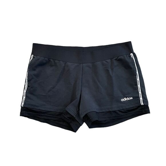 ADIDAS Active Shorts Black White Size XL - Picture 1 of 4